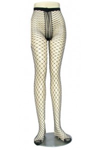 Wide fishnet tights