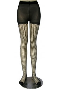 Wide fishnet tights