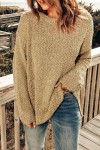 Apricot knit sweater