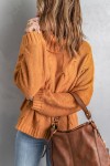 Mustard turtleneck sweater