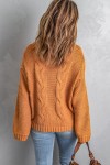 Mustard turtleneck sweater