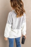 Oversized Gray Fleece Sweater