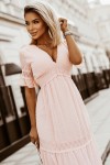 Long pink dress