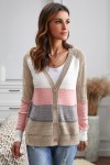 Multicolored vest with long sleeves