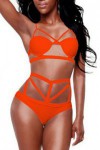 Orange 2-piece swimsuit