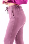 Pantalon ample violet