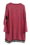 Burgundy dress sweater 