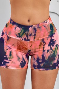 Short mini estampado tie-dye