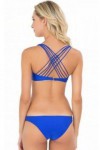 Maillot de bain bleu 2 pièces 