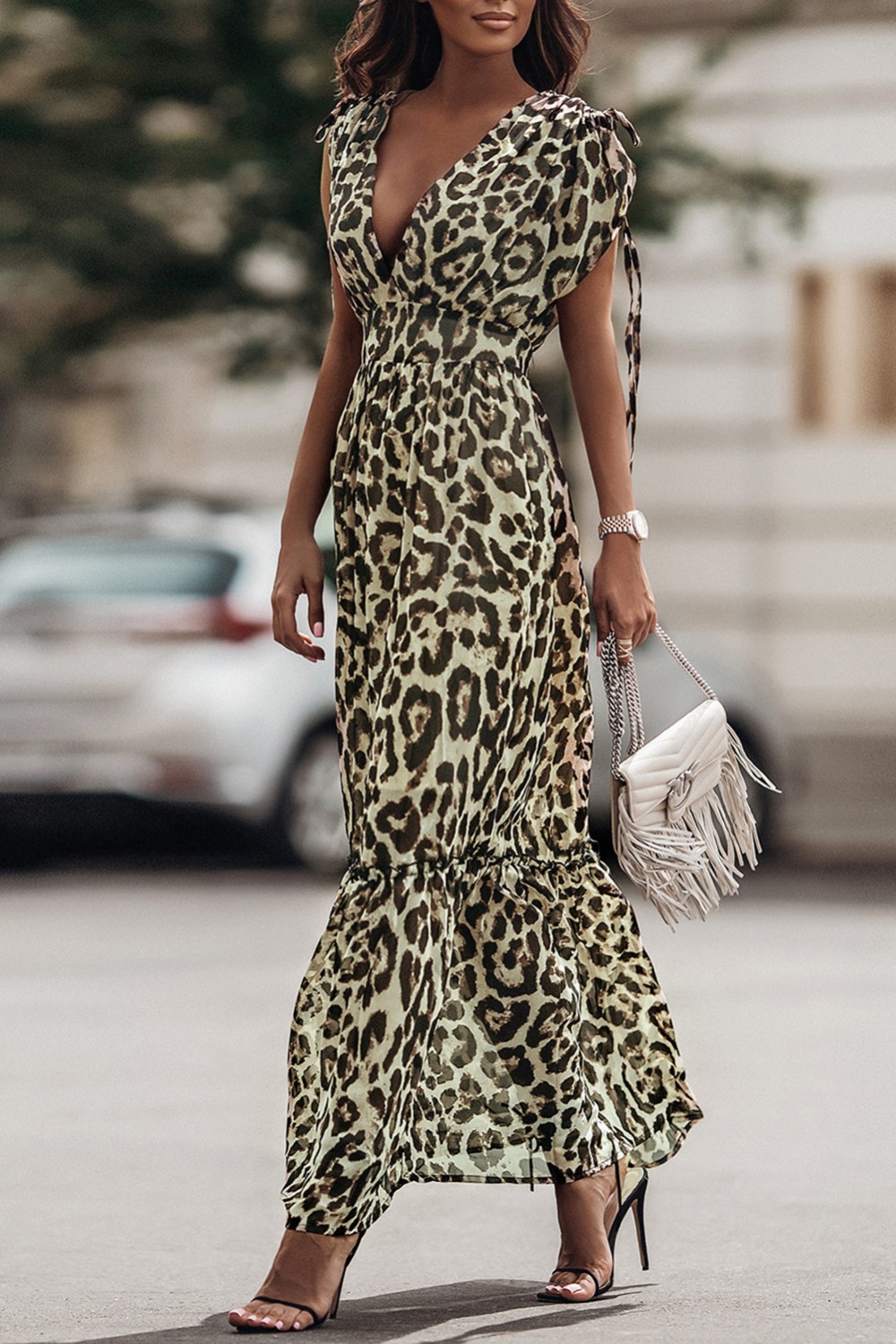 Vestido de leopardo G2TO