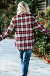 Plus Size Red Check Shirt