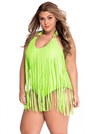 1-piece swimsuit - green