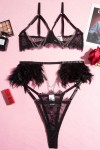 Black sexy lingerie set