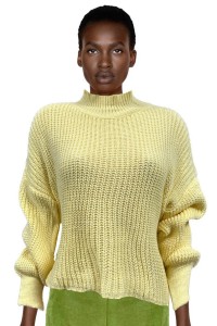 Tie knit sweater