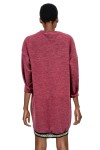 Burgundy dress sweater 