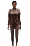 Brown sweater and pants set - Set of 2 products