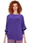 Purple Long-sleeved sweater