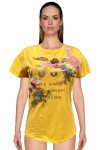 Floral print t-shirts
