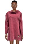 Burgundy dress sweater