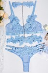 Embroidery lingerie set