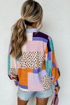 Chemise multicolore à motif