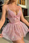 Butterfly pink babydoll