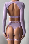 lila sexy lingerie set