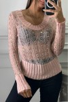 sweater made of wool and mohair