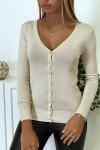 cardigan in very stretchy and very soft knit.
