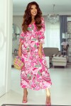 Pink patterned dress