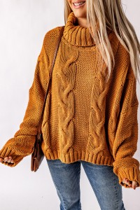 Mustard-colored sweater