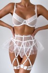 White sexy lingerie set