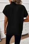 negro sleeveless sweater