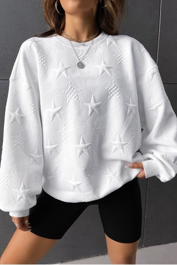 Sweatshirt blanc