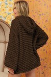 brown bubble sweater