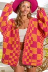 Multicolored patterned vest