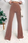 Pink flare pants