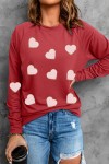 Red heart sweater