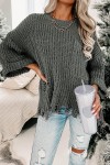Oversized gray sweater