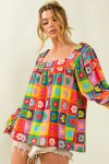 Multicolored blouse