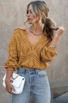 Mustard embroidery sweater