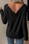 Black sweater with low back