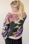 Multicolored oversized sweater