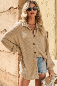 Chaleco casual beige
