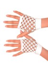 Pair of short red or white mittens