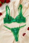 Green lingerie set