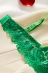 Conjunto lenceria verde