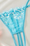 Sky blue lingerie set