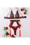 Ensemble de lingerie en dentelle noire