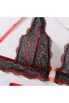 Black lace lingerie set